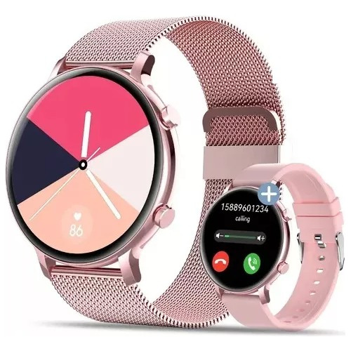 Reloj Inteligente Para Mujer Con Bluetooth Para Llamadas, Mú