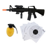 Marcadora Airsoft Resorte M4 M16 A3 Bbs 6mm Front Grip Xtrc