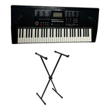 Teclado Musical Profissional 61 Teclas Sensitivas + Suporte