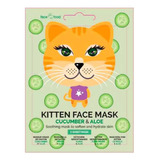 Face Food Sheet Mask Kitten Cucumber & Aloe