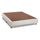 Cama Box Ortobom Universal Courino Branco Casal 138