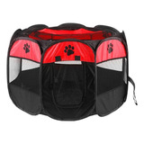 Corral Plegable Grande Para Mascotas Perros Y Gatos