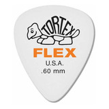 Pack De 12 Uñetas Jim Dunlop Tortex Flex 0,60 Originales