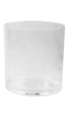 Vaso Whisky Plástico Duro Bar Evento Transparente S/b X 18u.