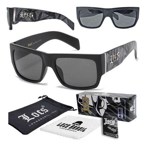 Óculos Escuros Locs Brasil - Kraybone Mj - Uv400 Premium