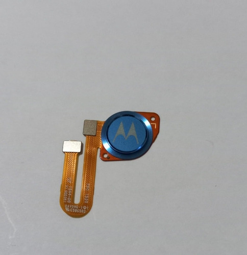 Botão Home Biometria Para Moto G9 Play Cor Azul Novo 