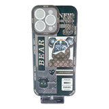 Funda Compatible Con iPhone 12 / 14 Pro Max Diseño Bear New