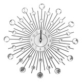 Reloj De Pared Vintage En Metal Con Forma De Rayo De Sol Con