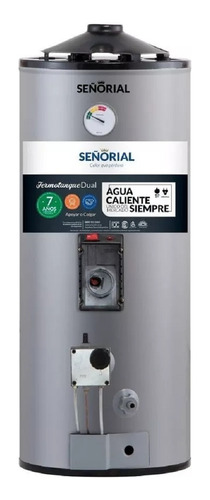 Termotanque Señorial 50 Lts Dual Electrico Y Gas Sup/inf