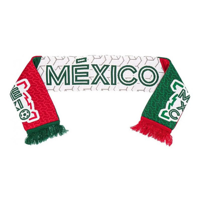 Bufanda Selección Mexicana Siempre Contigo Bufsnm Tri Color VERDE-BLANCO-ROJO Diseño de la tela Liso Talla UNIT | Meses sin interés