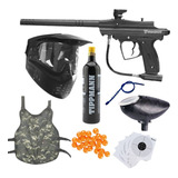 Marcadora Gotcha Paintball Paquete Spyder Conquest Xtrm C