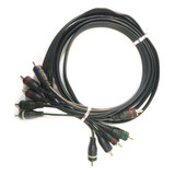 Cable 5rca Audio Video Componente Macho A Macho