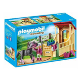 Playmobil Establo De Caballos Con Juego De Construcción  Pmb