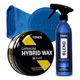 Cera Carnaúba Hybrid Wax 240ml Vonixx + Blend Spray 500ml