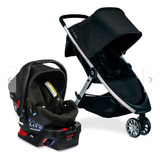 Coche Cuna Bebe Britax B Clever Con Huevito Y Base Latch