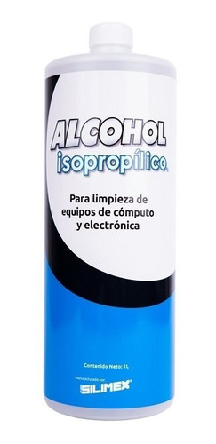 Alcohol Isopropílico Liquido De 1000 Ml Silimex 99% Pureza