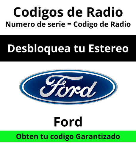 Códigos De Radio Ford - Desbloqueo De Estéreo