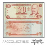 Nicaragua Billete 20 Cordobas 2002 P-192 Unc