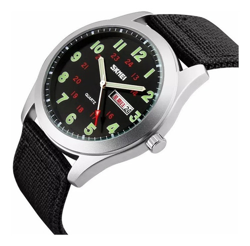 Reloj Skmei Hombre Caballero Casual Fluorescente Inoxidable