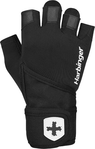 Guantes Muñequera Hombre Harbinger Gym Grip Wristwrap 1250