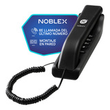 Teléfono Alámbrico Fijo De Mesa Noblex Nct200pi Color Negro