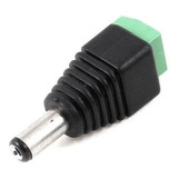 10 X Conector Jack Plug Macho P/ Cctv - Led (5.5mm / 2.1mm)