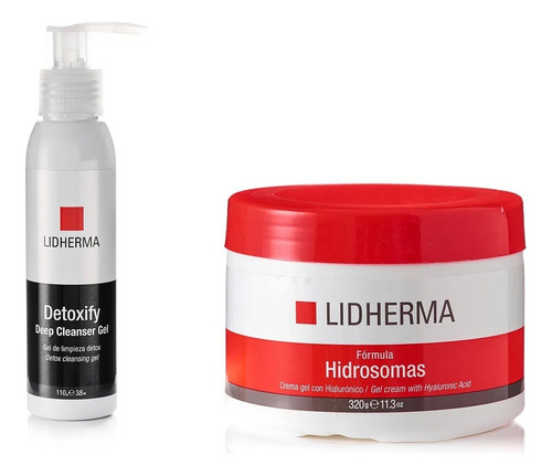 Kit Detoxify Deep Cleanser + Hidrosomas Hialurónico Lidherma
