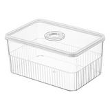 Caja De Almacenamiento Para Refrigerador Con Tapas De Plásti