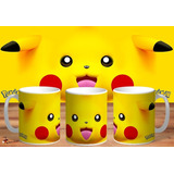 Taza De Ceramica Pokemon Pikachu 3d Art