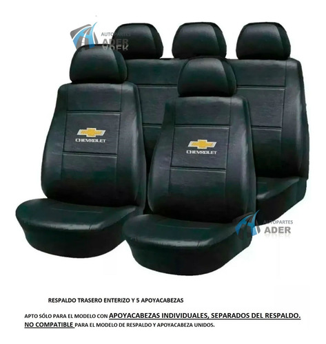 Fundas Cubre Asientos Chevrolet Onix Primera Calidad