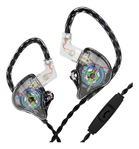 Kbear Storm In Ear Monitor Auriculares Con Micrófono, Fuerte