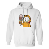 Sudadera Garfield Rico Helado Enorme 