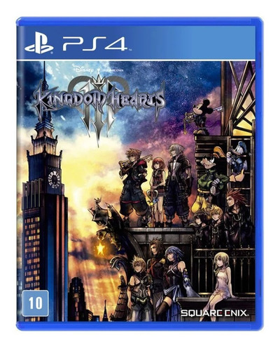 Mídia Física Jogo Kingdom Hearts Iii Ps4 Novo Em Promoção