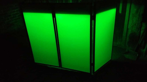 Cabina Dj Plegable Con Iluminación Rgb (tira De Led) 