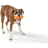West Paw Zogoflex Rumpus Dog Chew Toy (mediano, Mandarina)