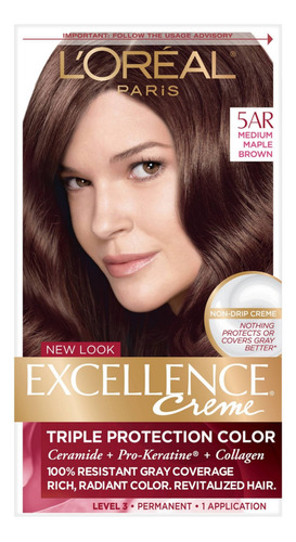 Crema De Color Para El Cabello 5ar Terciopelo Marrón