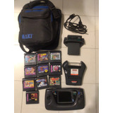 Game Gear Sega + 10 Juegos + Game Genie + Tv Tuner + Bolsa