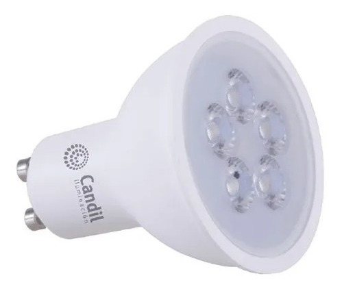 Lampara X10 Dicroicas Gu10 7w Led Pvc Luces Candil 220v  