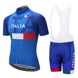 Uniforme Ciclismo Ruta Mtb Italia Corta Badana En Gel 