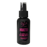 Fijador Maquillaje Matte Setting Spray Aloe Vera City Girl