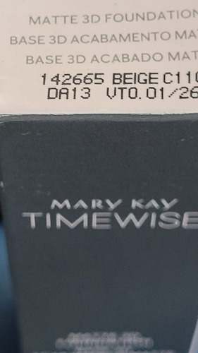 Base De Maquiagem Em Líquida Mary Kay Timewise - 30ml