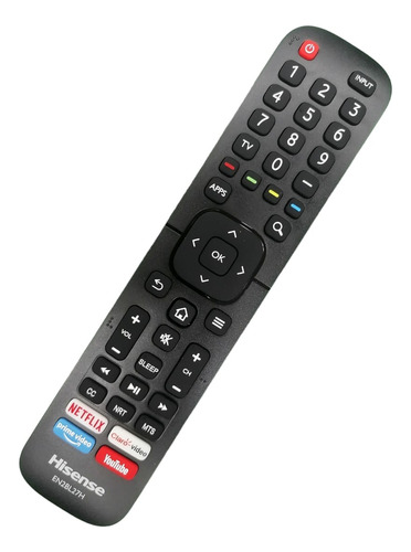 Control Remoto Tv Hisense En2bl27h Netflix You Tube Claro V