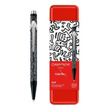 Caneta Caran D'ache Keith Haring Black 849 Esferográfica