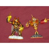 Figuras De Skylander Giants Bouncer Y Swarm