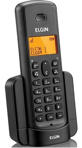 Telefone Sem Fio Ramal Para Expansão Linha 8001 Preto Elgin