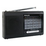 Radio Portatil Philco Ic-x65 Multibandas Usb /color Negro