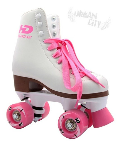 Patines Hd 4 Rueda Silicona De Color Rosada