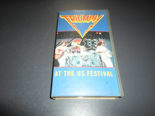 Triumph - Live At The Us Festival * Vhs Importado Usa