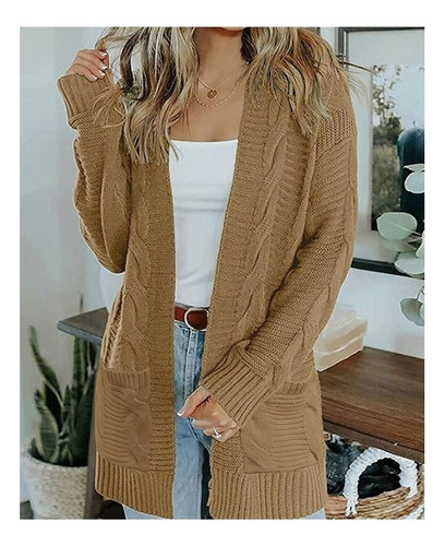 2022 Abrigo Largo Mujer Chaquetas Mujer Elegantes Cardigan