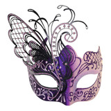 Mascara Veneciana Para Mujer, Para Halloween, Fiesta, Baile 